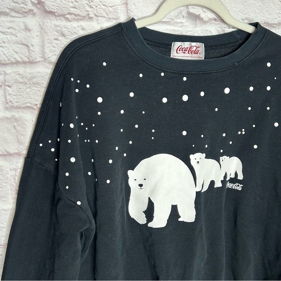 Wildfox x Coca Cola Polar Bear Pullover Sweatshirt - Picture 8 of 14